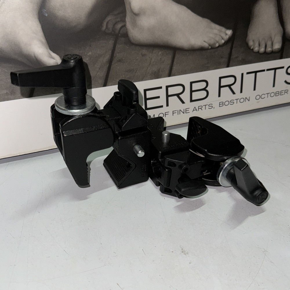 Manfrotto 035 Double Super Clamp - Black - Married