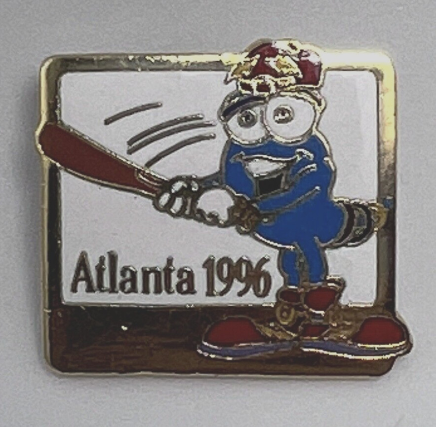 Centennial Olympics 1996 Atlanta Enamel Pin IZZY Baseball