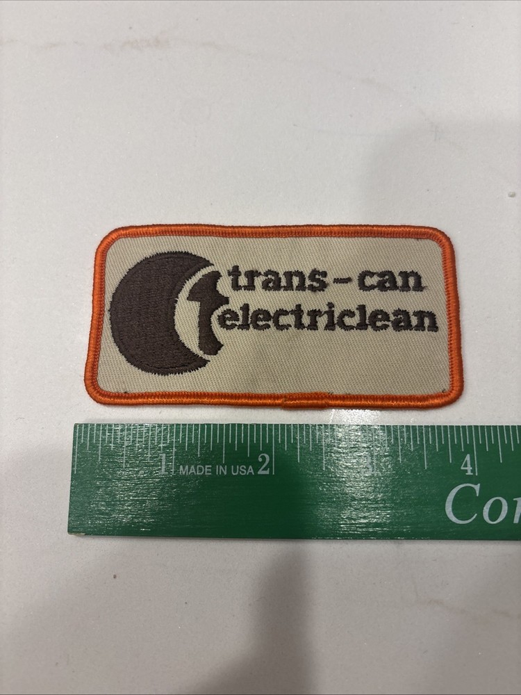 Trans-can Electriclean Embroidered Patch
