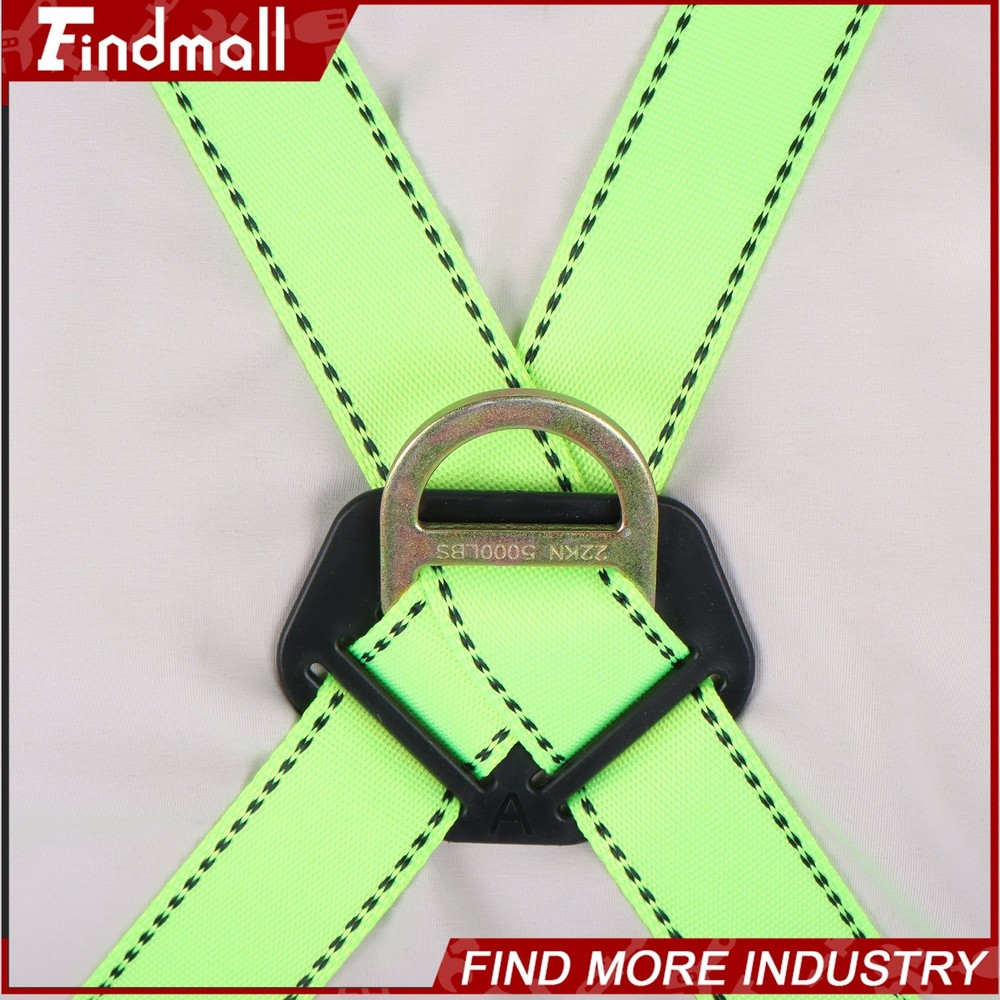 Findmall High Quality Fall Protection Full Body Safety Harness 5Points 1D Ring