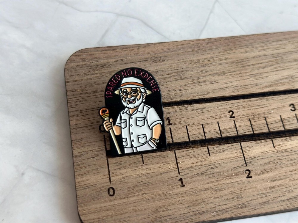 Jurassic Park Enamel Pin Spared No Expense