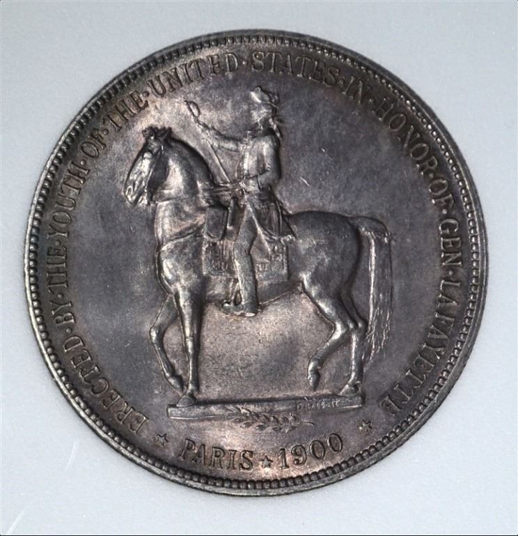1900 Lafayette Silver Commemorative Dollar - LAFAYETTE
