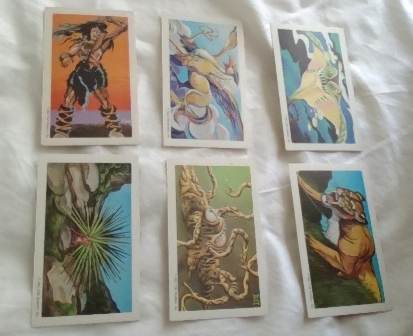 Advanced Dungeons & Dragons Monster Cards (TSR, 1982), Set 2, complete