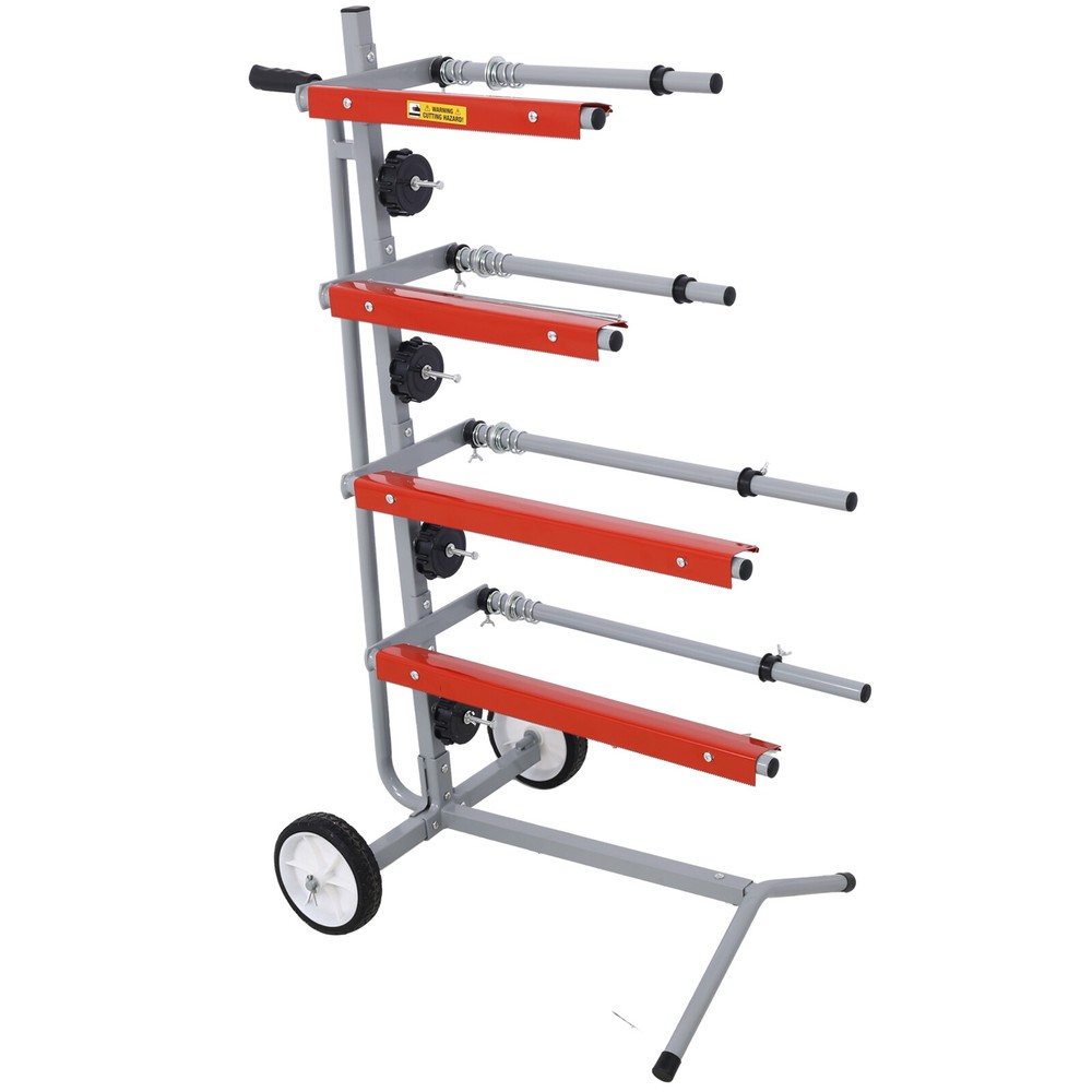 Mobile Tree Style Masking Paper Machine Station Stand Holds Multiple Rolls