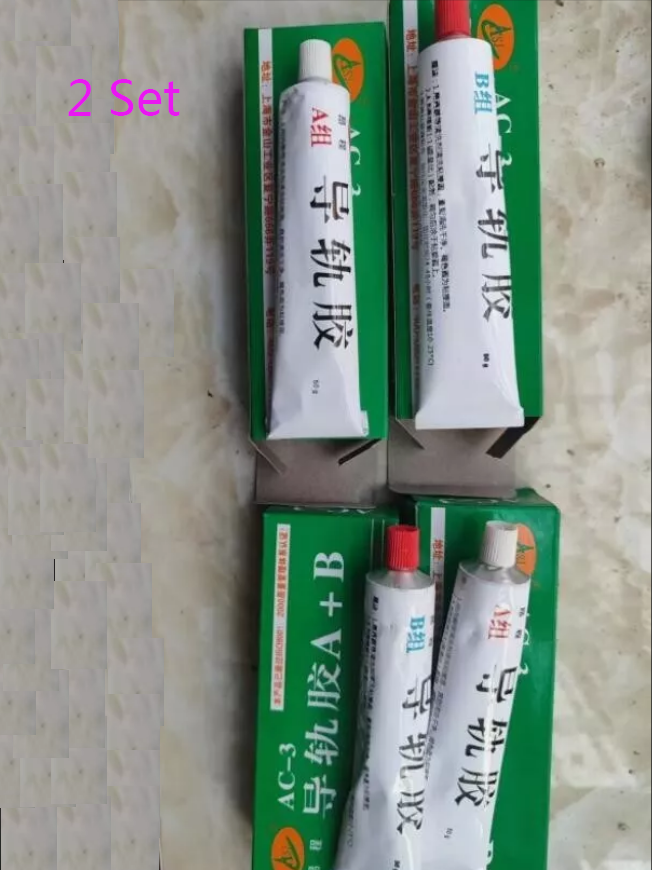 2 set CNC Machine Tools Guide fit for PTFE Special A + B Guide Rail Glue