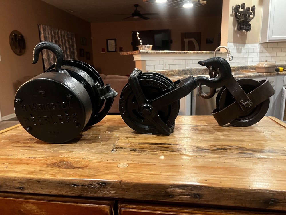 Vintage Peerless 1/2 Ton Pulley System