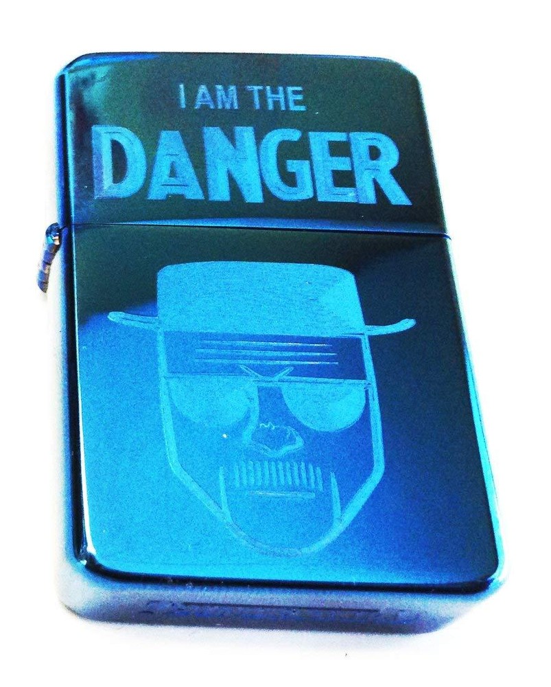 Vector KGM Thunderbird Custom Lighter "I AM THE DANGER" Criminal Face w/ Top Hat