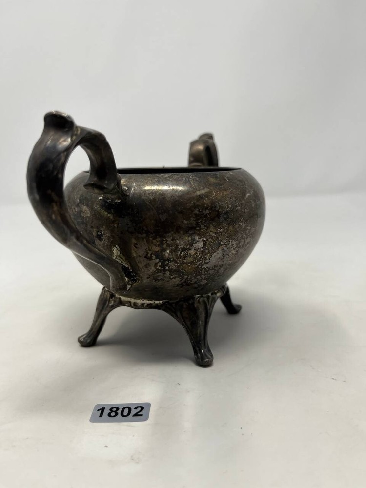 Vintage Silverplate Footed Sugar Bowl