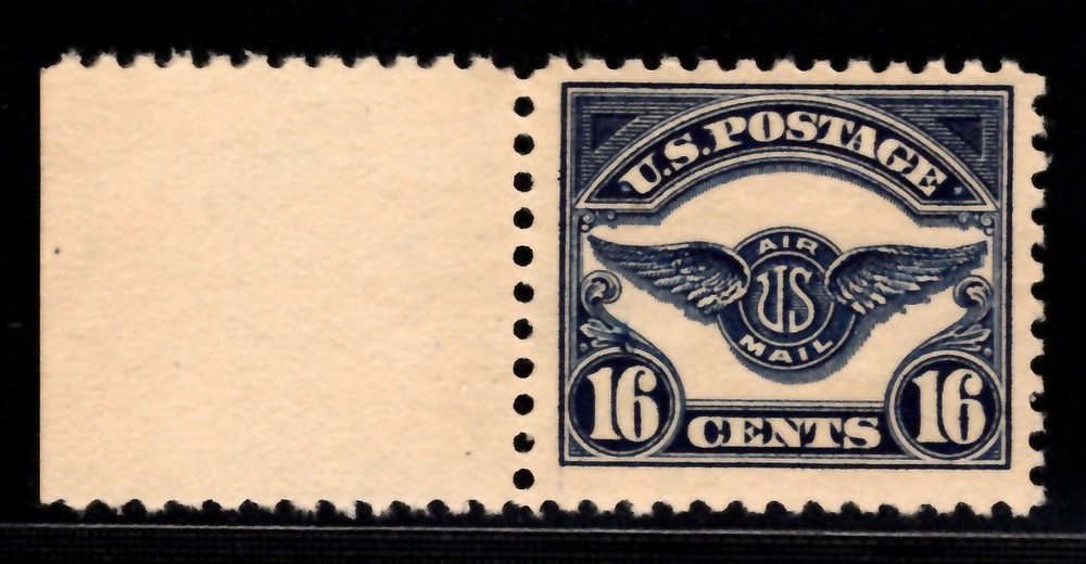 C5, 16¢ Airmail, Mint NH, Scott $120