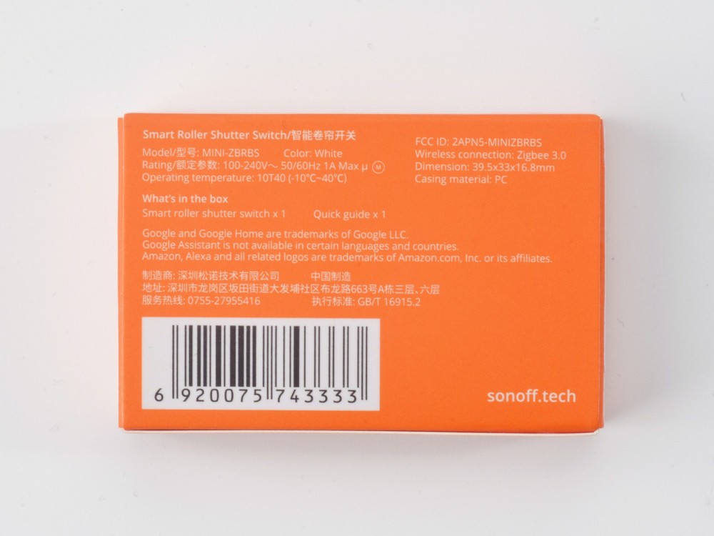 SONOFF MINI Extreme Zigbee Smart Roller Shutter Timer Switch APP Remote Control