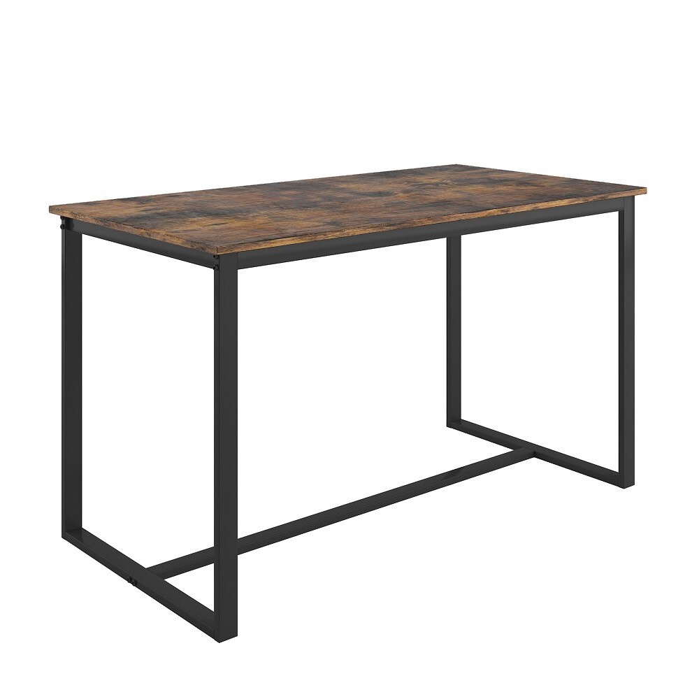 5-piece set table and chair with backrest, industrial style, solid structure