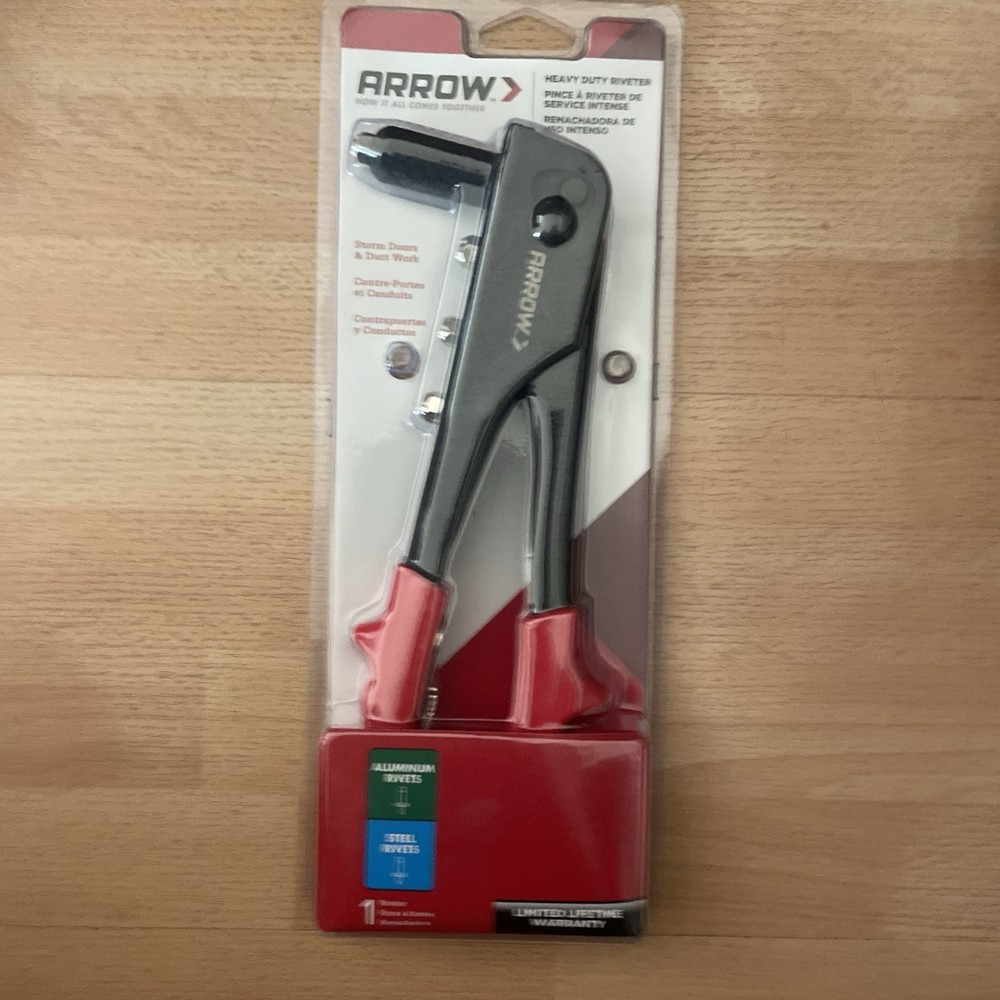 Arrow Heavy Duty Pop Rivet Gun RH200 & Assorted Rivets