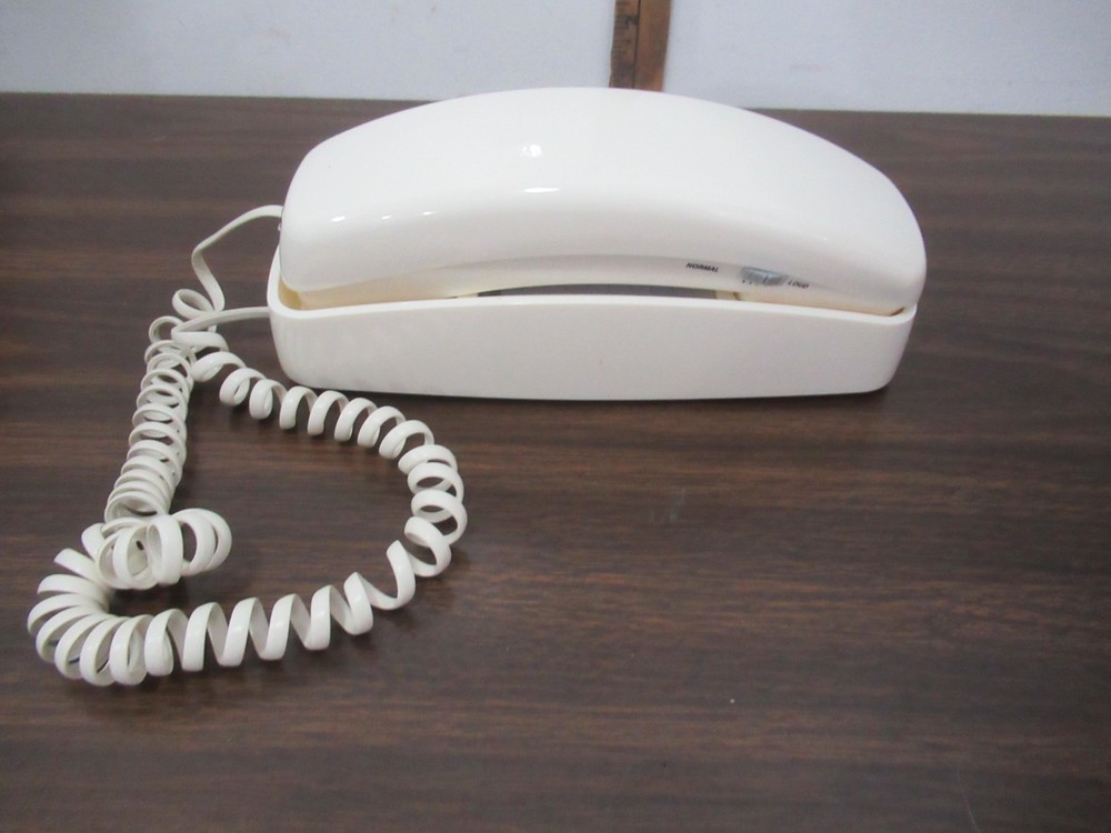 AT&T 210 Push Button wall telephone white