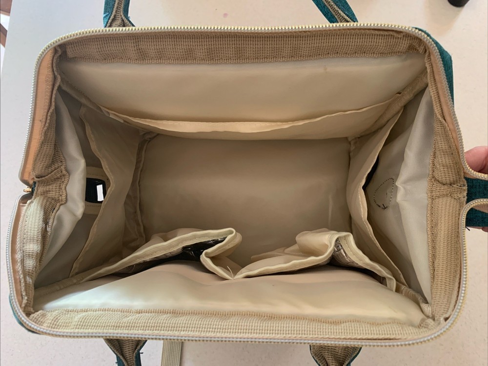 MOMIGO Breast Pump Backpack Double Layer, Moistureproof, Cooler Bag