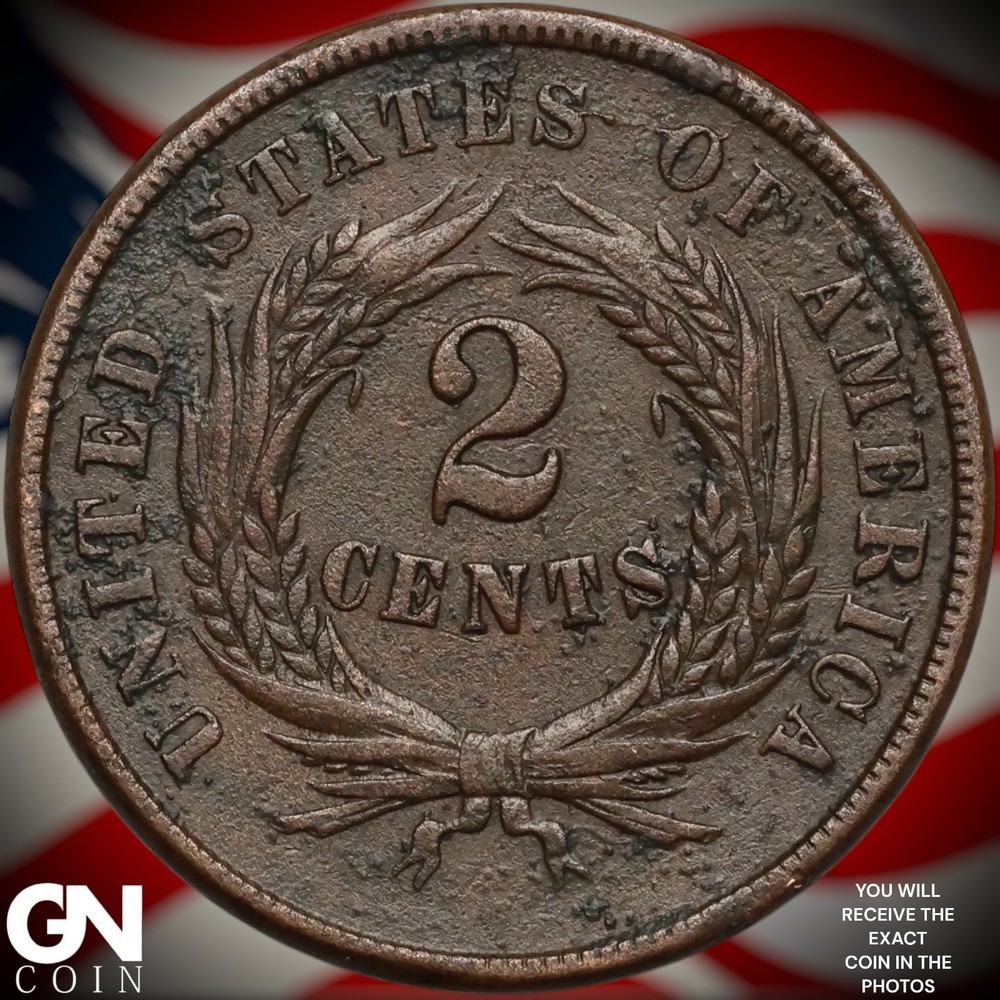 1864 2 Cent Piece B1165