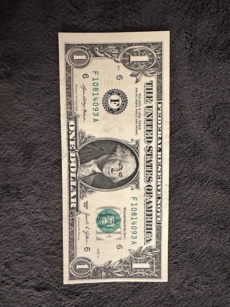 Mis Cut Error 1$ Bills