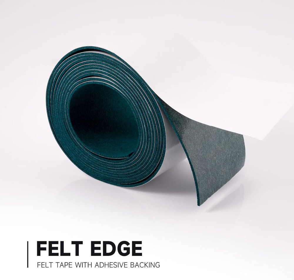 2M Dark Green Squeegee Suede Felt Replacement Microfiber For Smooth Application