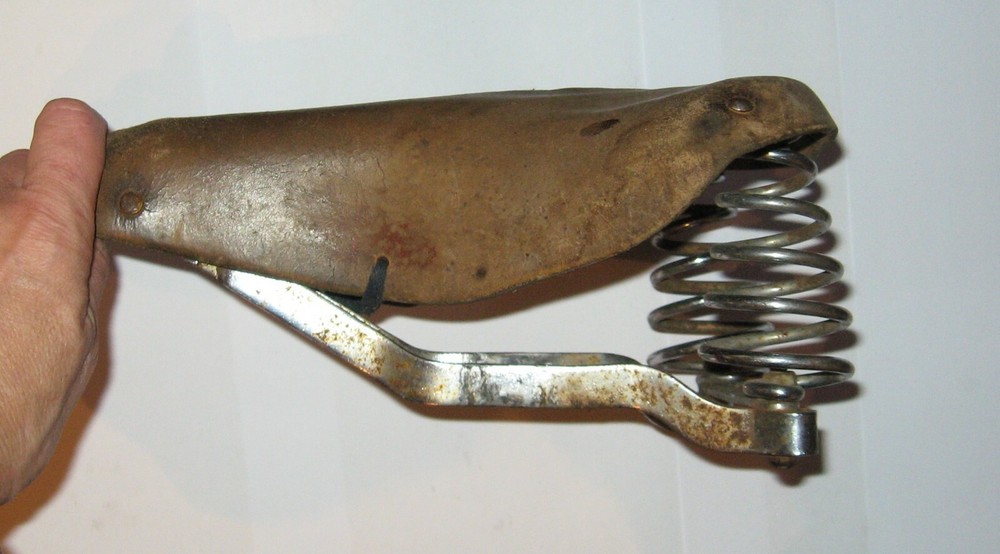 Leather Bike Saddle MINSK Soviet Vintage