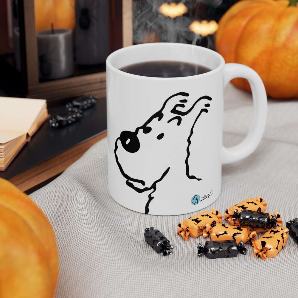 Tin-tin & Snowy Ceramic Mug 11oz