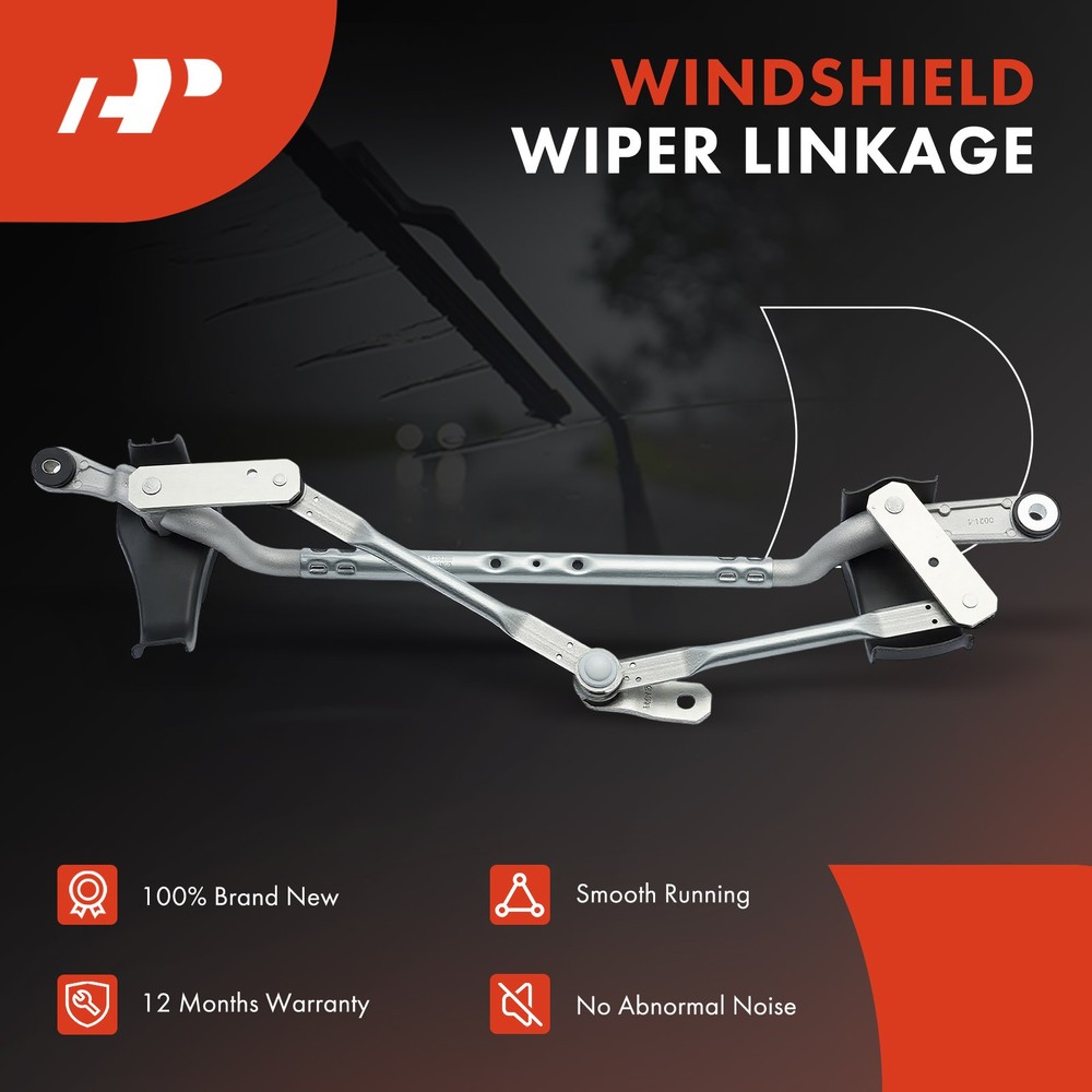 A-Premium Front Side Windshield Wiper Linkage with Hardware for Mazda 3 14-18