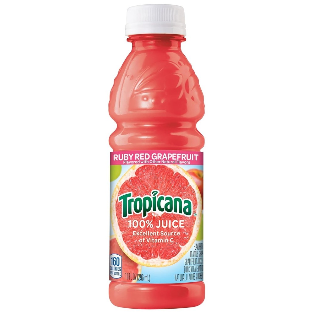 Ruby Red Grapefruit Juice 24 Pack 10 Fl Oz Natural Citrus Flavor