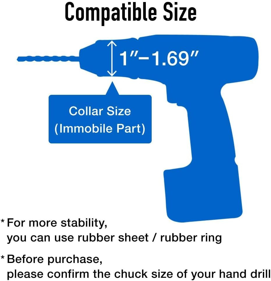 Japard Drill Press Floor Stand for Hand Drill, Vertical Workbench, Adjustable