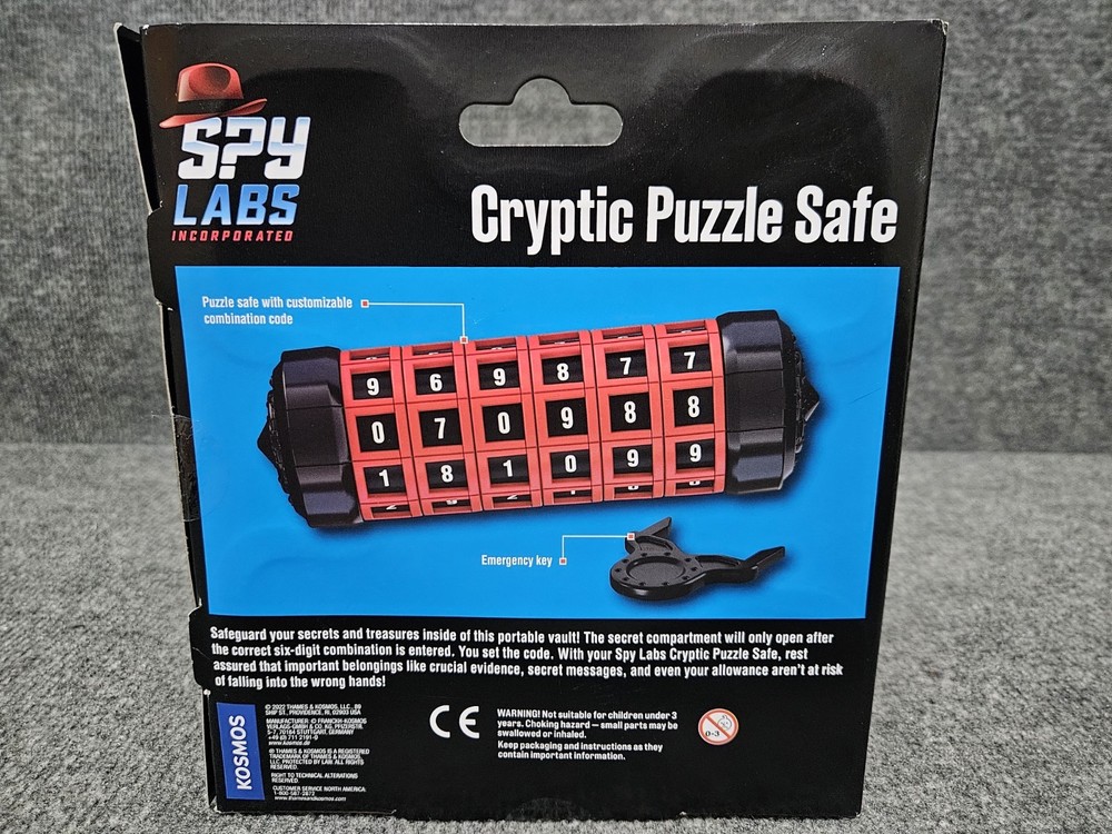 Thames & Kosmos Spy Labs Incorporated CRYPTIC PUZZLE SAFE