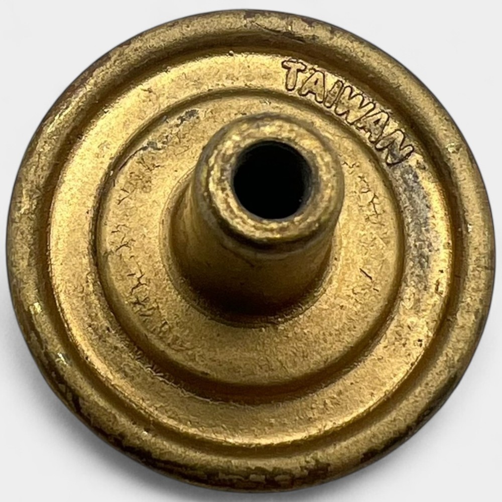 19 Vintage Brass plated & White Ceramic Drawer Pulls + 3 Matching Knobs