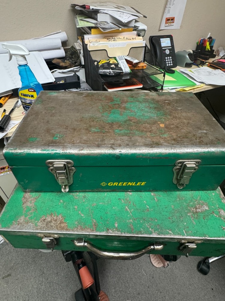 greenlee hydraulic knockout cutting set - 1/2" - 3"