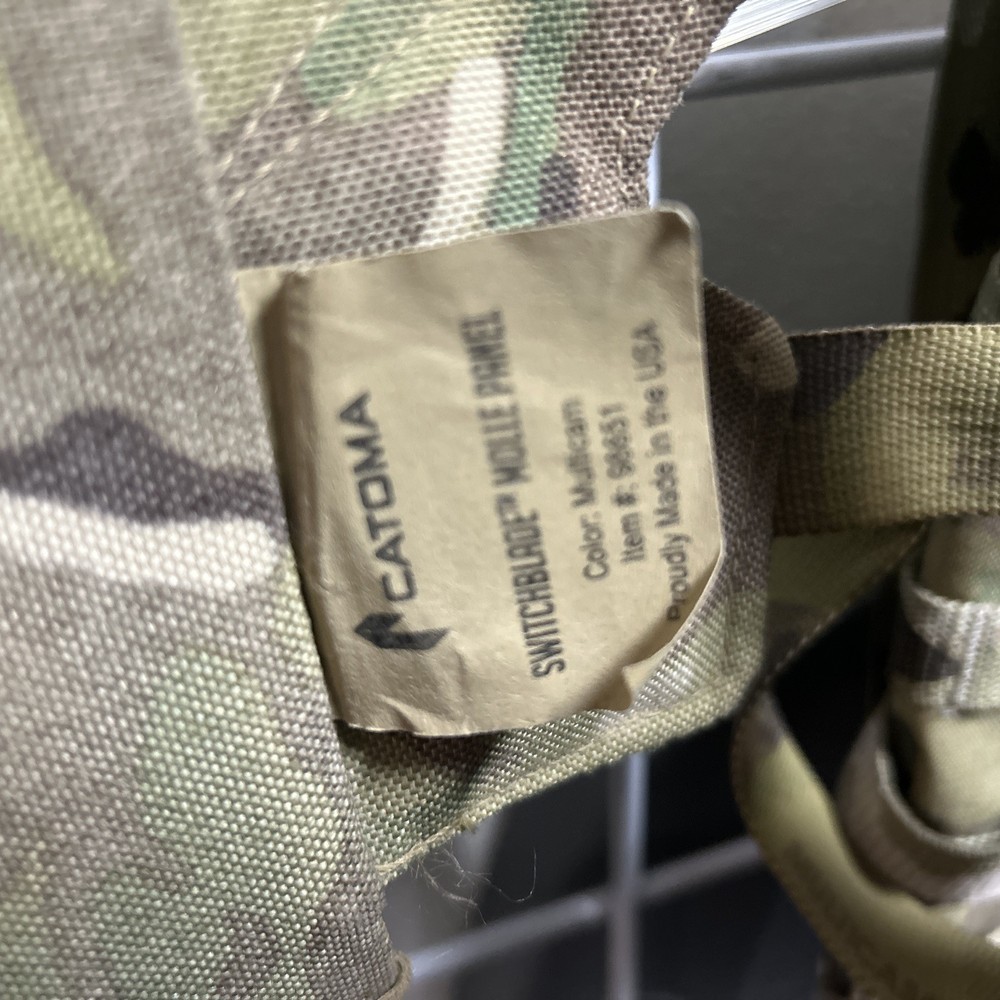 CATOMA Switchblade MOLLE Panel Multicam with Voile Load Straps &EXTRA Pouches