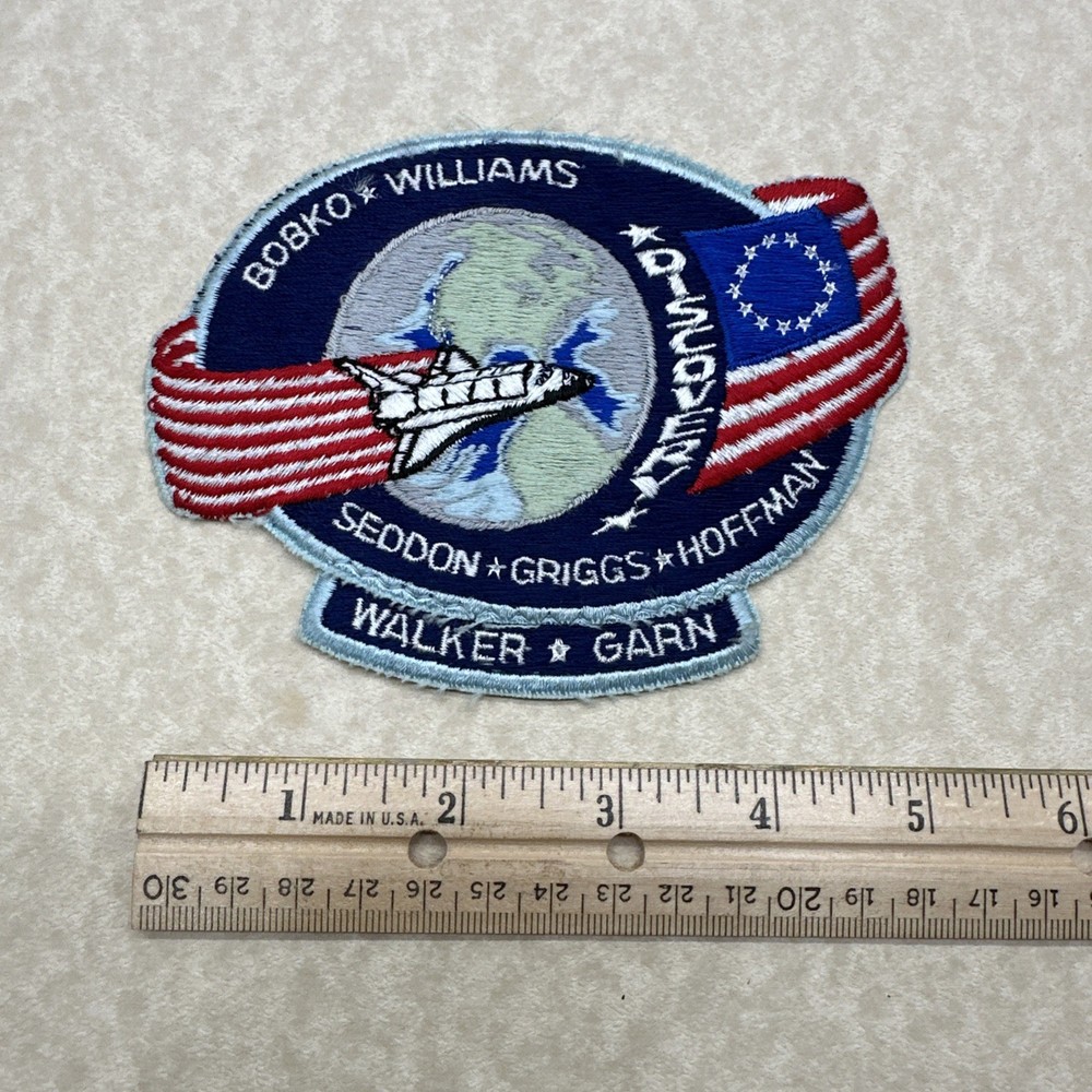 4" STS-51D SPACE SHUTTLE PATCH BOBKO-WILLIAMS-SEDDON-GRIGGS-HOFFMAN-WALKER-GARN