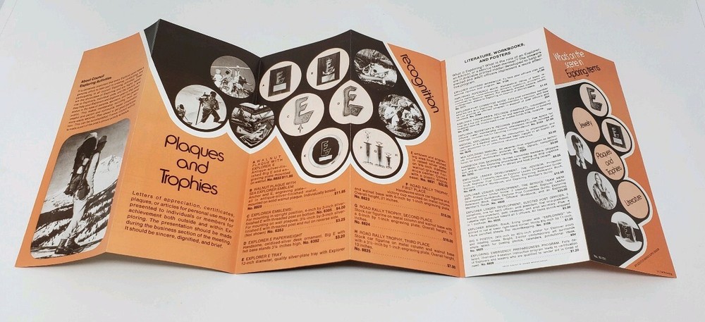 Vintage 1974 BSA Explorer Catalog / Brochure - Boys Scouts
