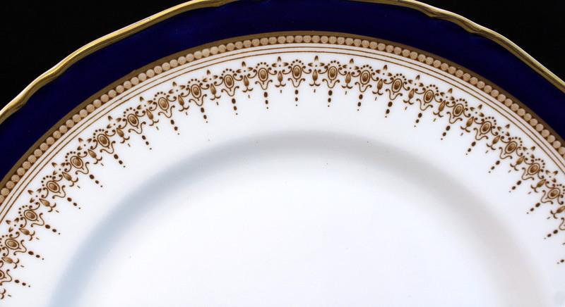Royal Worcester Regency Blue 5 Piece Place Setting