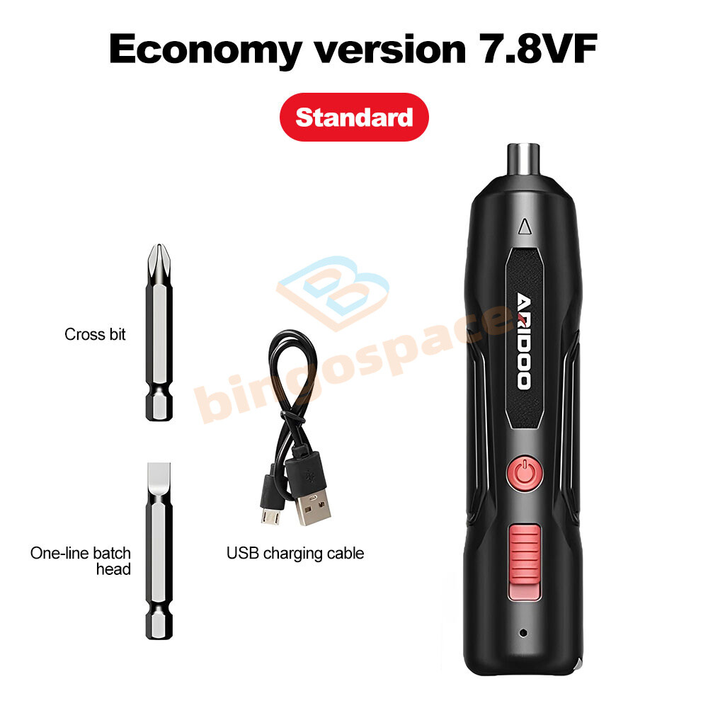 Cordless Electric Screwdriver Powerful Rechargeable Screwdriver Bit Power Tools