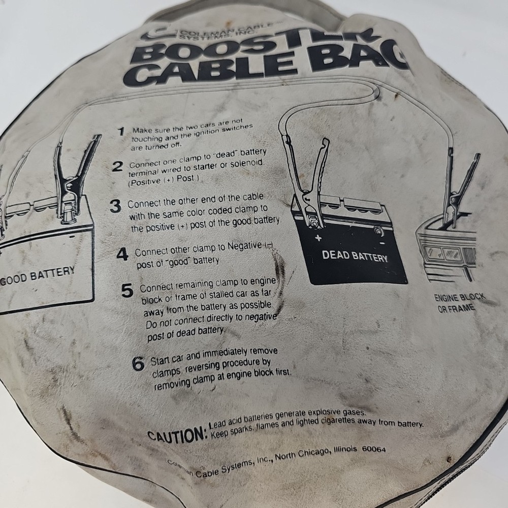 Coleman Systems Booster Cable in bag