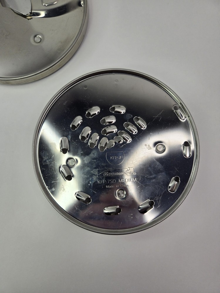 Kenmore KFP-7 Food Processor Replacement 4mm & Medium Disc Blades & Stem