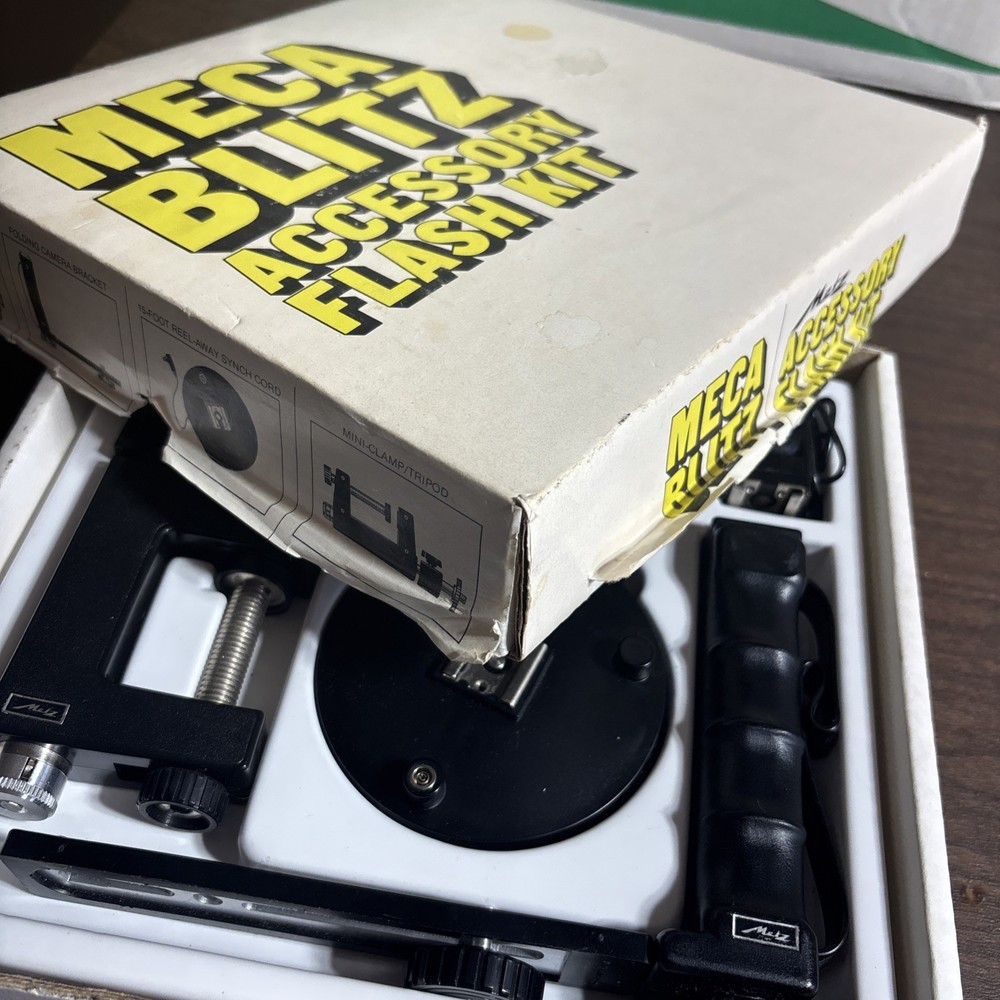 METZ Mecablitz Accessory Flash Kit Vintage Camera Mount