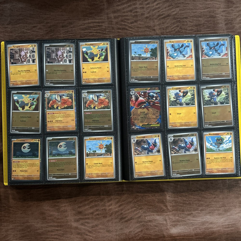 Pokemon MEGA EVOLUTION ME01 Complete Master Base Set including all RH & EXs