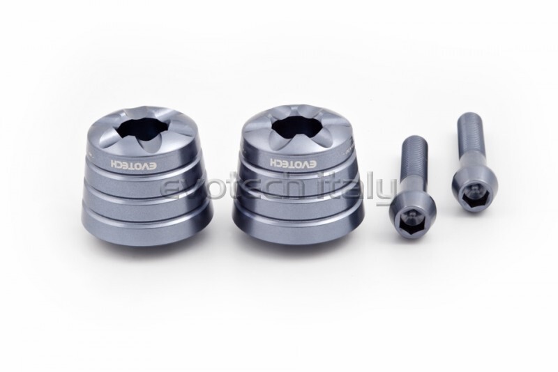 EVOTECH TITANIUM HANDLEBAR BALANCE COUNTERWEIGHTS HONDA CROSSRUNNER 2011-2014
