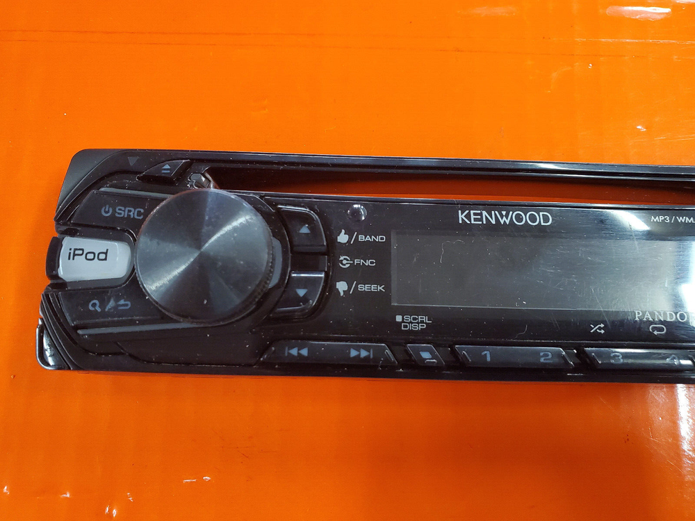 faceplate kdc-158u kenwood aux usb tested working