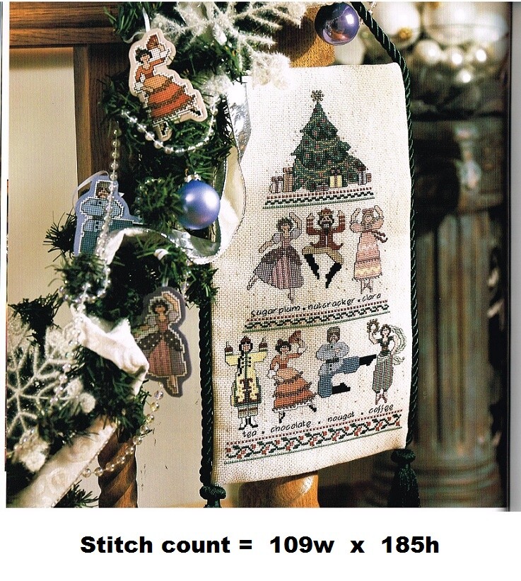 NUTCRAKER SWEETS SAMPLER  CROSS STITCH  PATTERN  ONLY    #959