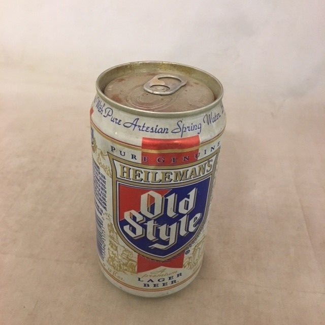 Old Style Empty Beer Can - 12 Oz Aluminum