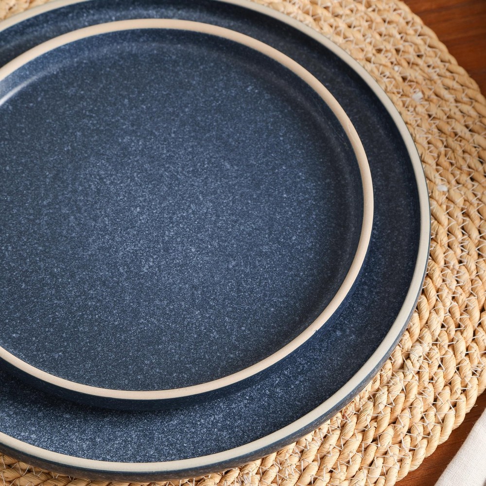 Amber 12-Piece Dinnerware Set Stoneware, Dishwasher and Microwave Safe Plates...