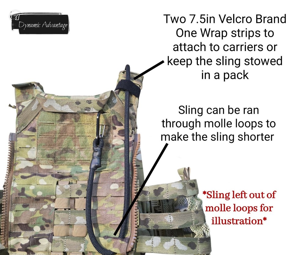 Dynamic Advantage PCC PDW Subgun QD socket, modular single point sling