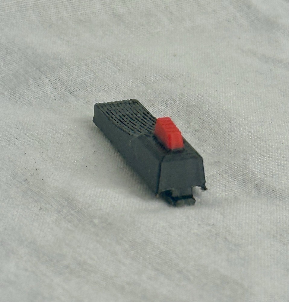 Daisy 1894 Front Sight with Red Tip - Black - High Quality - Durable Replica