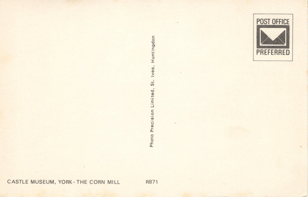 CASTLE MUSEUM, YORK - THE CORN MILL - PC4898