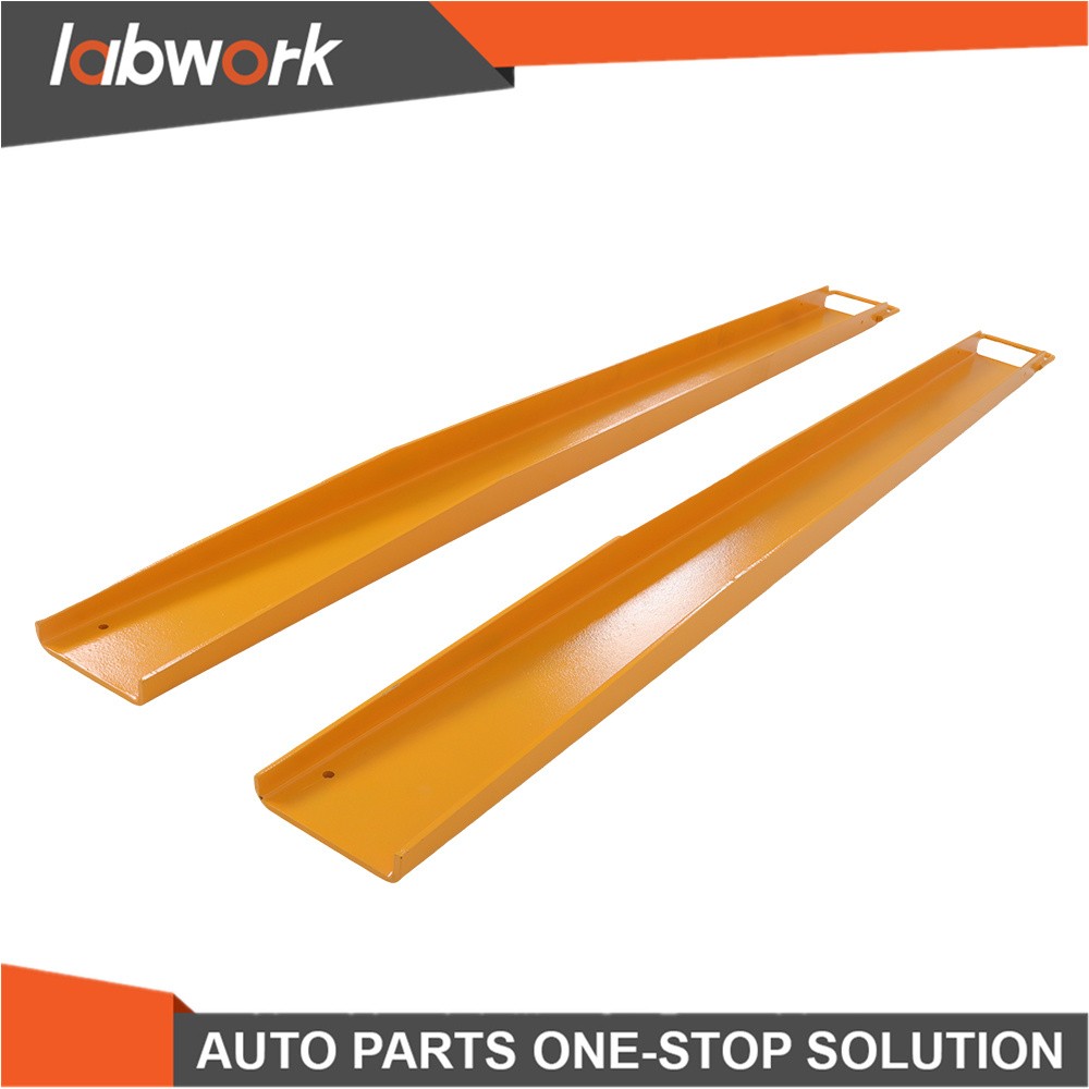 Labwork Pallet Fork Extensions Heavy Duty Steel Forklift Extensions 72" x 4.5"