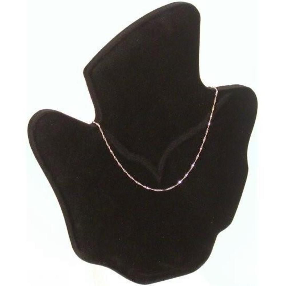 3 Black Diamond Necklace Display Bust Easel Stand New