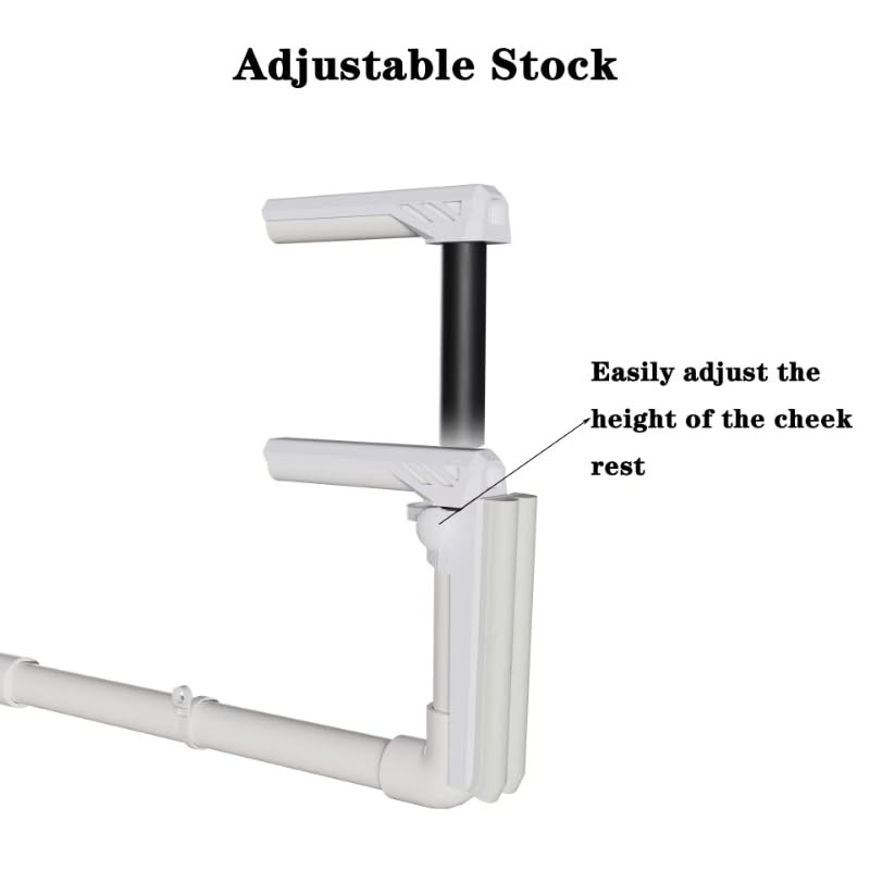 VR Stock with Oculus Quest 2 Controller Accessories, Gunstock Adapter & Strap