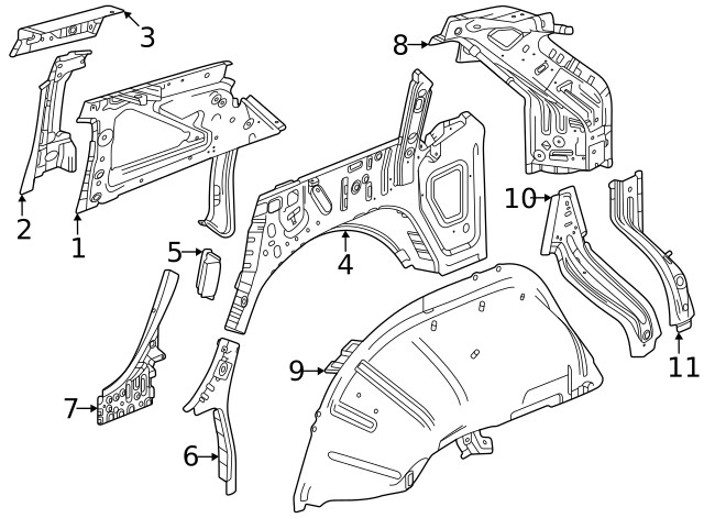 Genuine GM Lower Extension 85590913